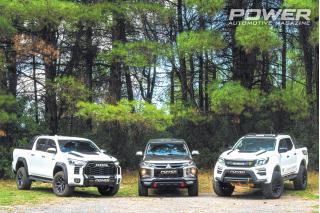 Nissan Navara 2,3lt DCi 182Ps / Toyota Hilux 2,4lt D-4D Cruiser 150Ps / Mitsubishi L200 Club Cab 2,2lt DI-D 150Ps 